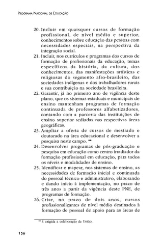 Plano Nacional de Educação 2001