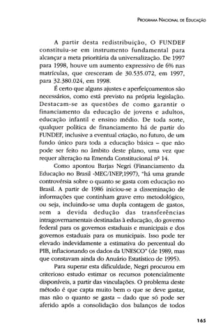 Plano Nacional de Educação 2001