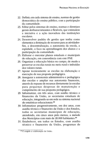 Plano Nacional de Educação 2001