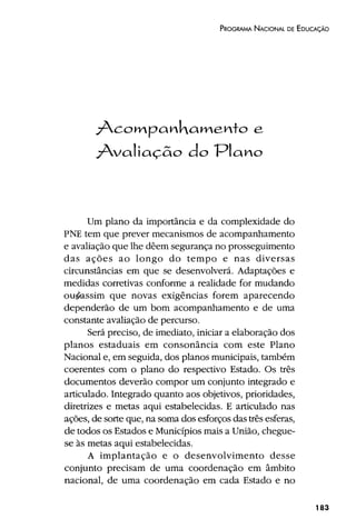 Plano Nacional de Educação 2001