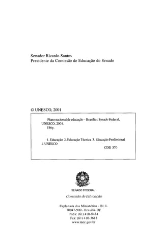 Plano Nacional de Educação 2001