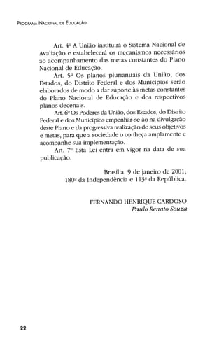 Plano Nacional de Educação 2001