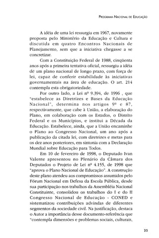 Plano Nacional de Educação 2001
