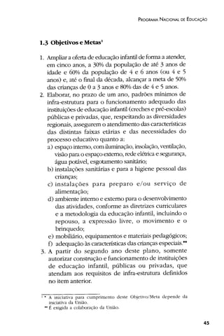 Plano Nacional de Educação 2001