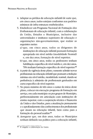 Plano Nacional de Educação 2001