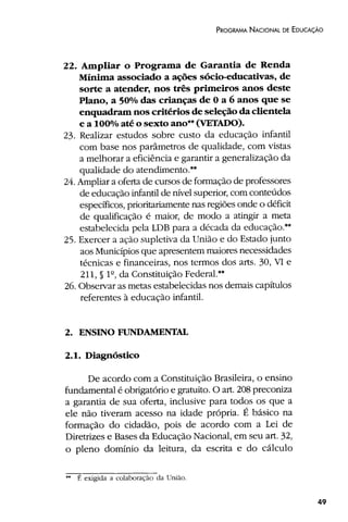 Plano Nacional de Educação 2001