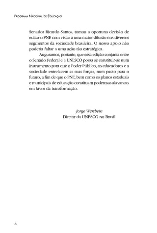 Plano Nacional de Educação 2001