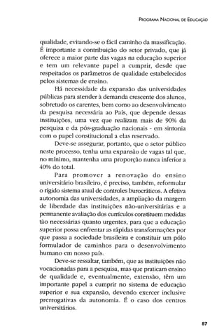 Plano Nacional de Educação 2001