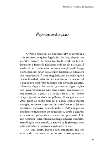 Plano Nacional de Educação 2001