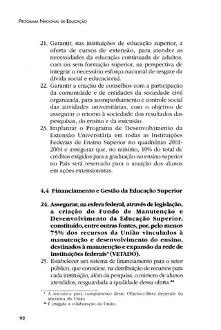 Plano Nacional de Educação 2001