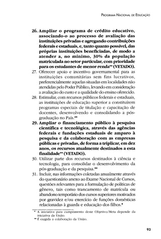 Plano Nacional de Educação 2001