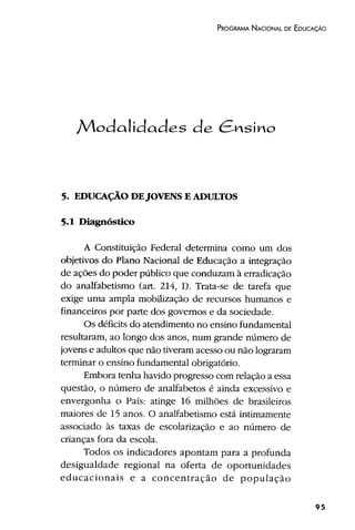 Plano Nacional de Educação 2001