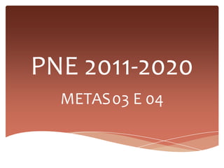 PNE 2011-2020
METAS03 E 04
 