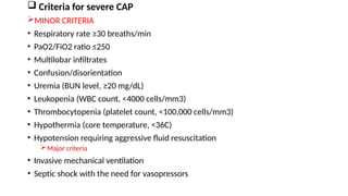 pnemonia respiratory disease CAP HAP VAP | PPTX