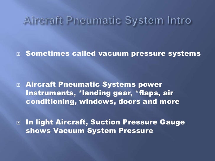 Aviation Pneumatic Systems