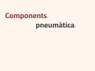 Components
       pneumàtica
 