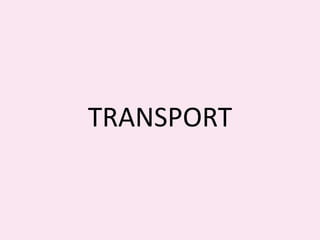 TRANSPORT
 