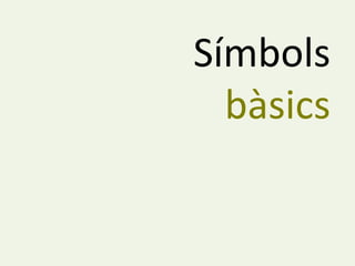 Símbols
  bàsics
 