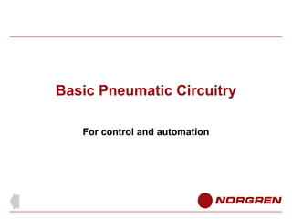 Basic Pneumatic Circuitry
For control and automation

 