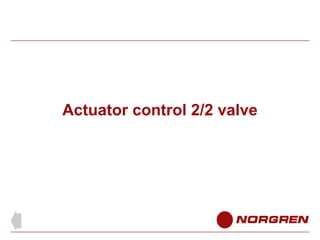 Actuator control 2/2 valve

 