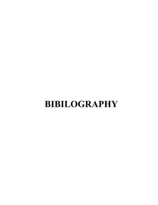 BIBILOGRAPHY
 