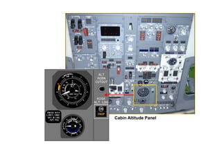 High Altitude Landing Switch (OPTION)
ON (white) – reprograms initiation of cabin
altitude warning annunciation from 10,00...