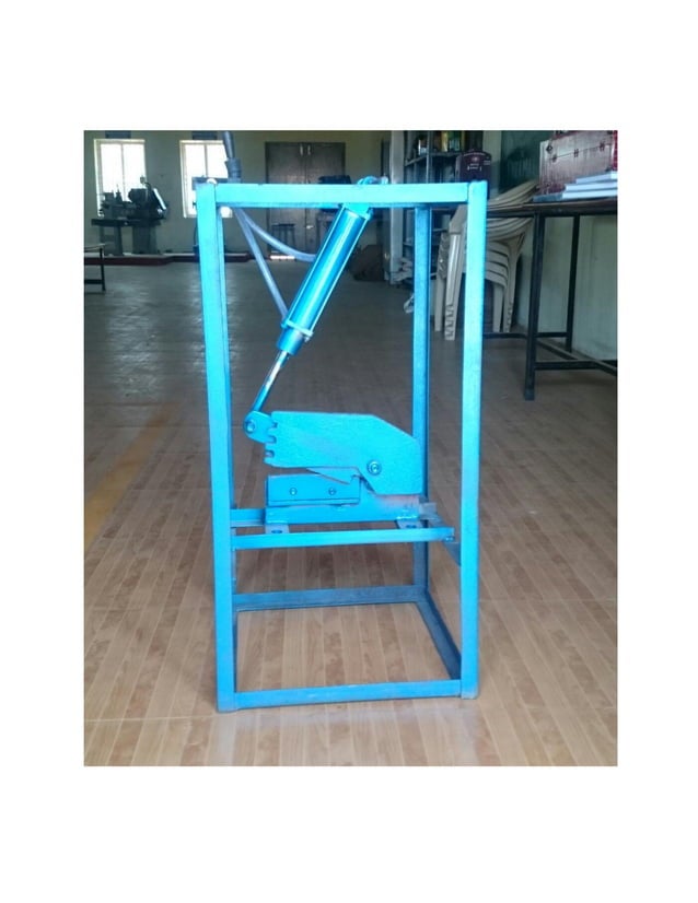 Pneumatic sheet cutting machine