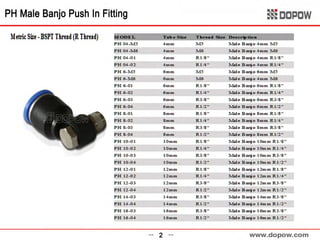 Pneumatic Fitting & Tubing 