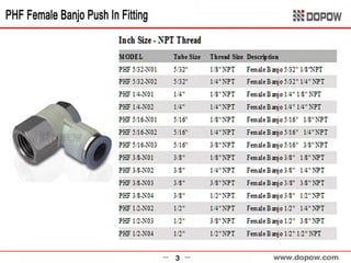 Pneumatic Fitting & Tubing 