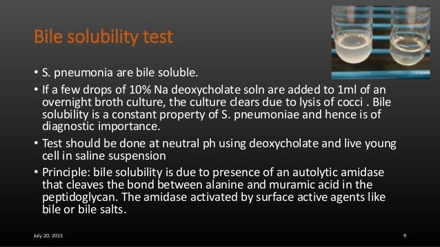 ph blood test Streptococcus pneumoniae and Pneumonia