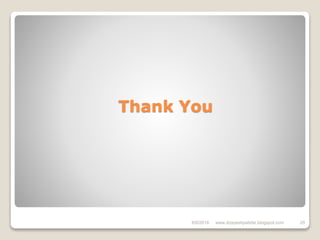 Thank You
6/6/2018 29www.drjayeshpatidar.blogspot.com
 