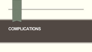 COMPLICATIONS
 