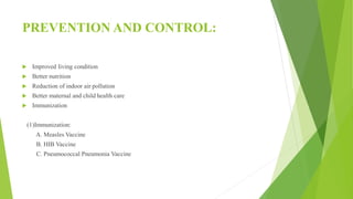 PNEUMONIA control and prevention , management. Pdf | PDF