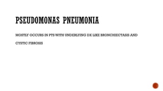 pneumonia in adults. causes, epidemiology, clinical presentation and ...