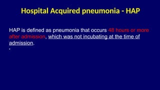 Pneumonia management protocol Dr. Govinda | PPTX