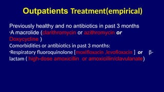 Pneumonia management protocol Dr. Govinda | PPTX