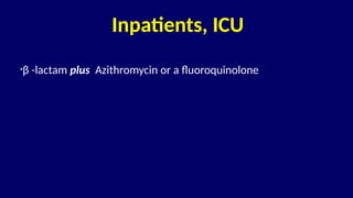Pneumonia management protocol Dr. Govinda | PPTX