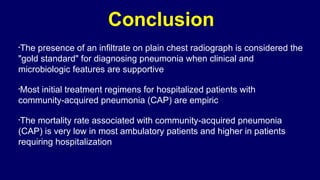 Pneumonia management protocol Dr. Govinda | PPTX