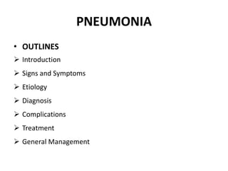 Pneumonia | PPTX