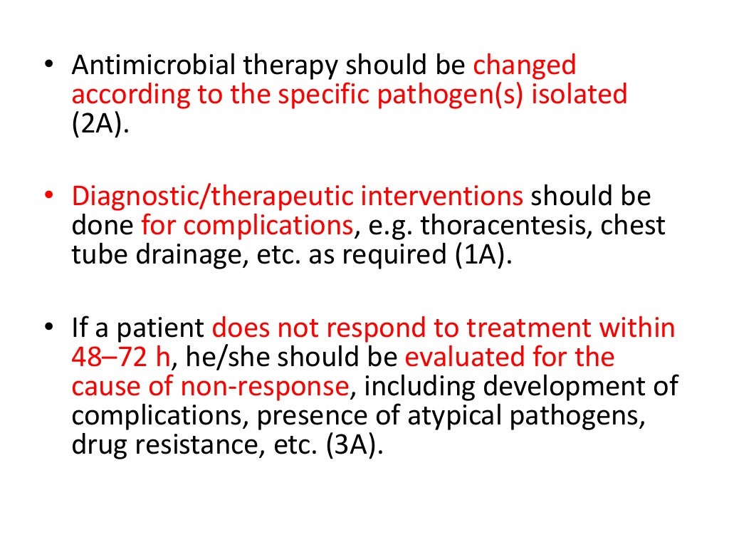 Pneumonia management guidelines