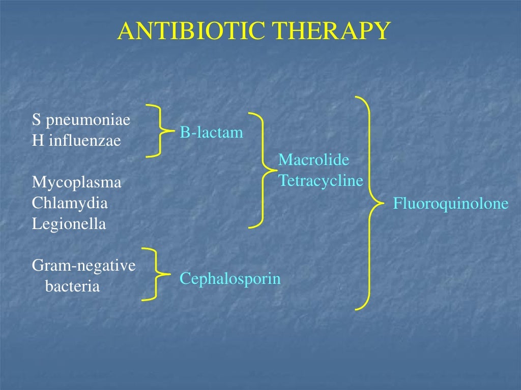 Pneumonia management
