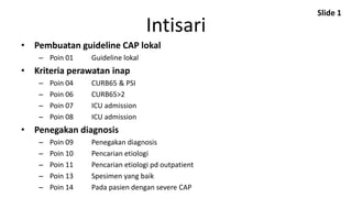 CAP ATS / IDSA 2007 | PPTX