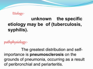Pneumosclerosis Pneumosclerosis | PPTX