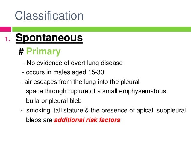 Pneumothorax Pneumothorax
