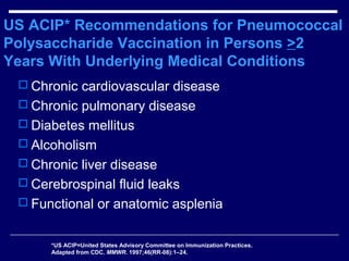 Pneumococcal Disease - Epidemiology & Resistance | PPT