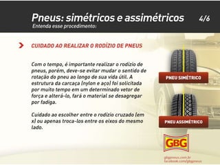 Pneus simétricos e assimétricos