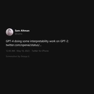 Sam Altman's Tweets