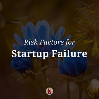  5 Risk Factors that Cause Startups to Fail