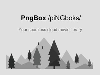 PngBox /piNGboks/
Your seamless cloud movie library
 