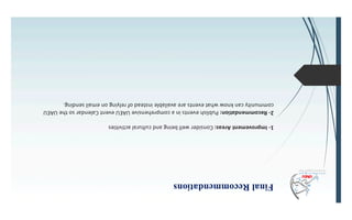 Innovation event report